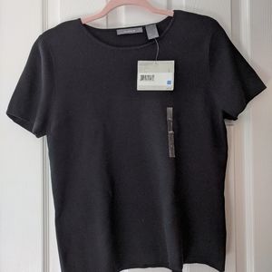 NWT Liz Claiborne Black T-shirt (Large)